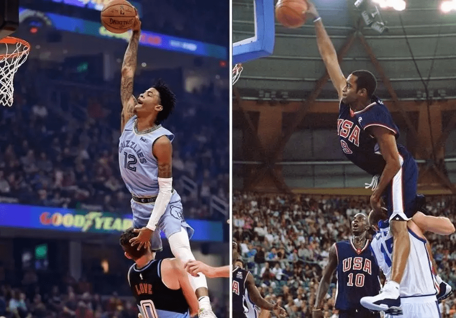  莫兰特劲爆扣篮集锦，灰熊掀翻西部第一掘金